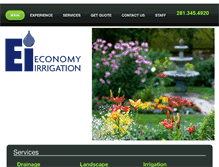 Tablet Screenshot of economyirrigation.com